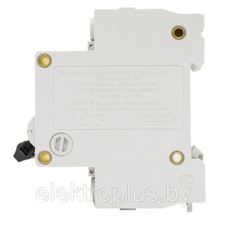 Автоматический выключатель ВА 47-29 Basic 3P 6А(C) 4,5кА EKF